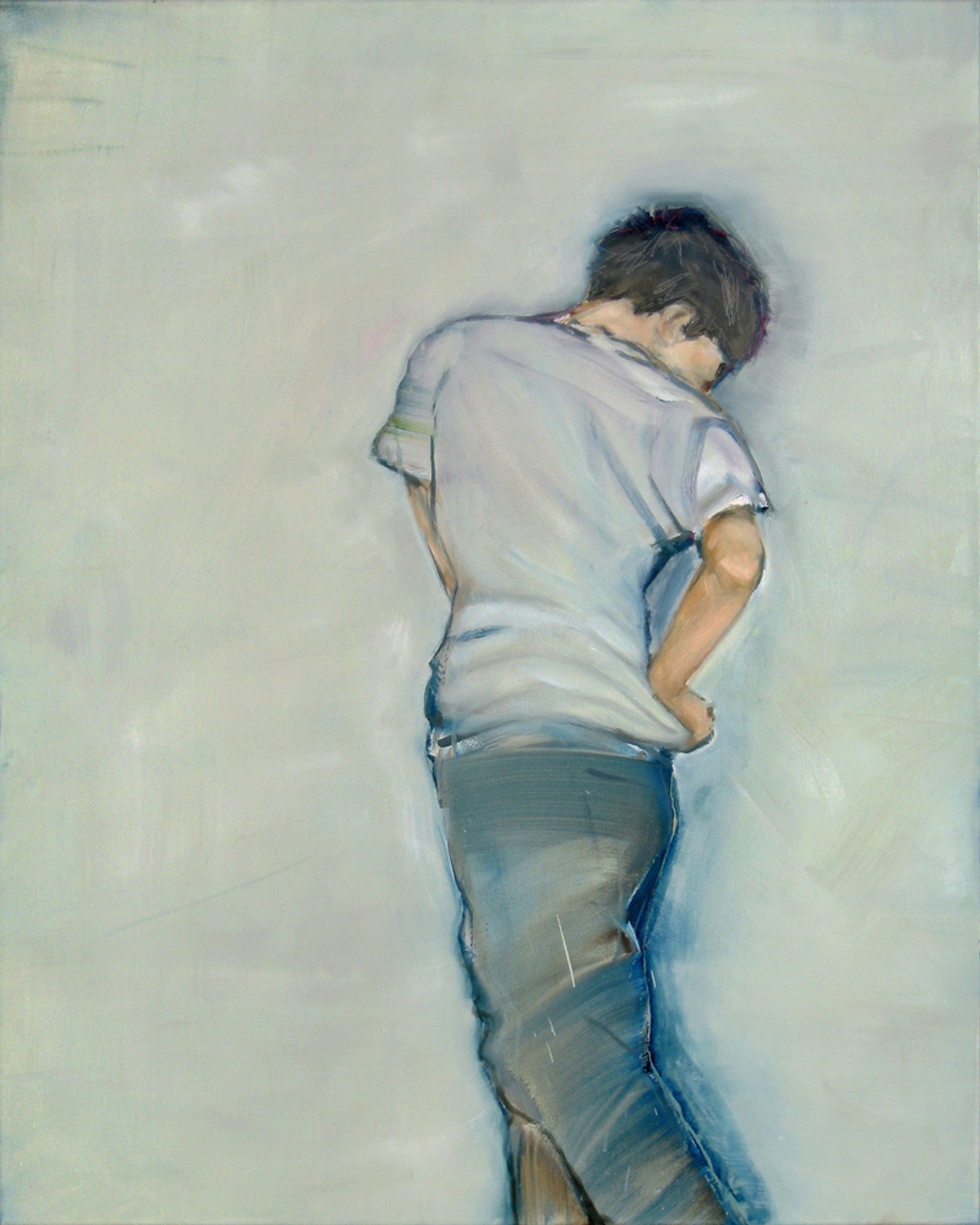 *I knew* 2006, oil on canvas, 100 × 80 cm

