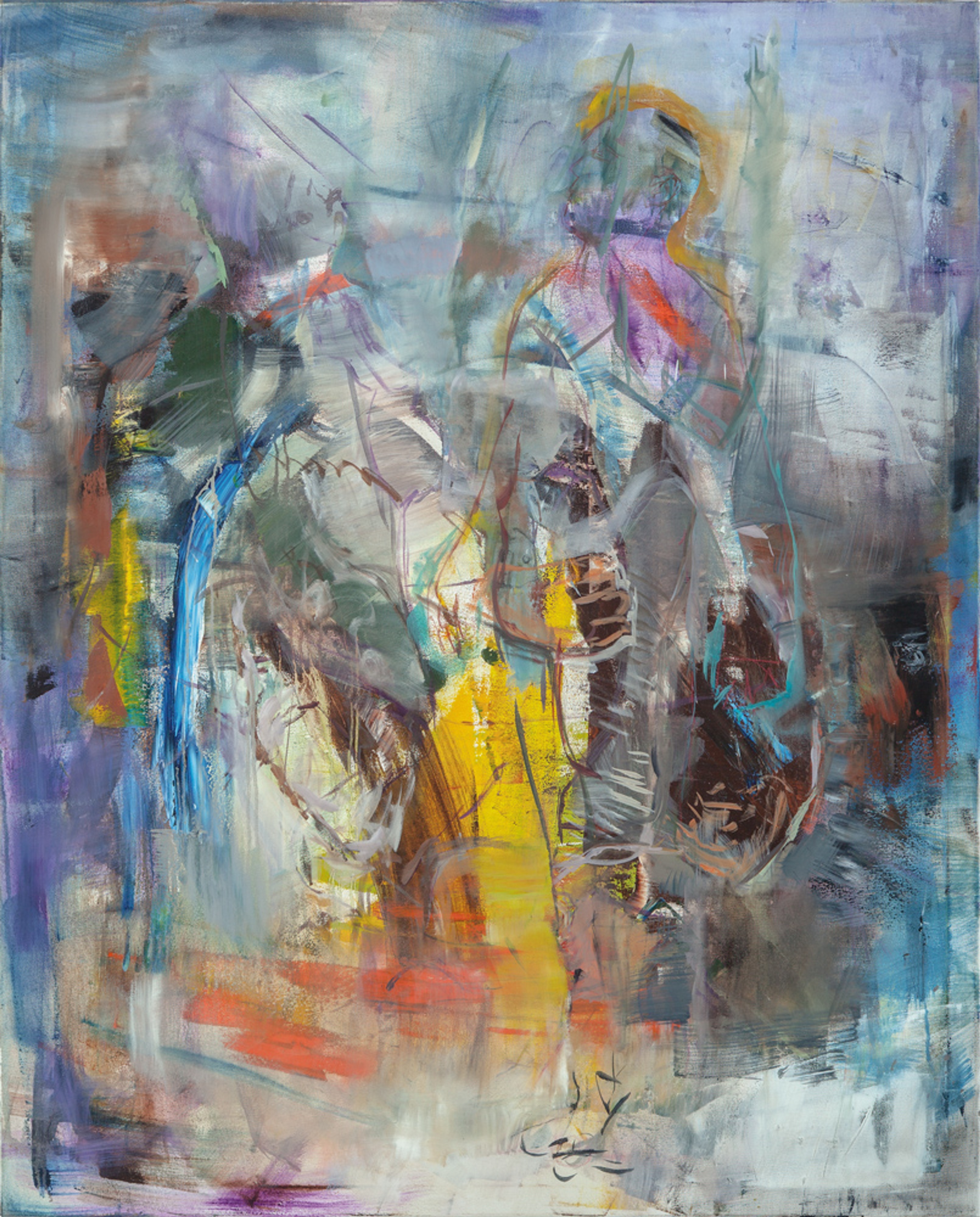 *The Glowing Man* 2017

oil on canvas, 150 × 120 cm
